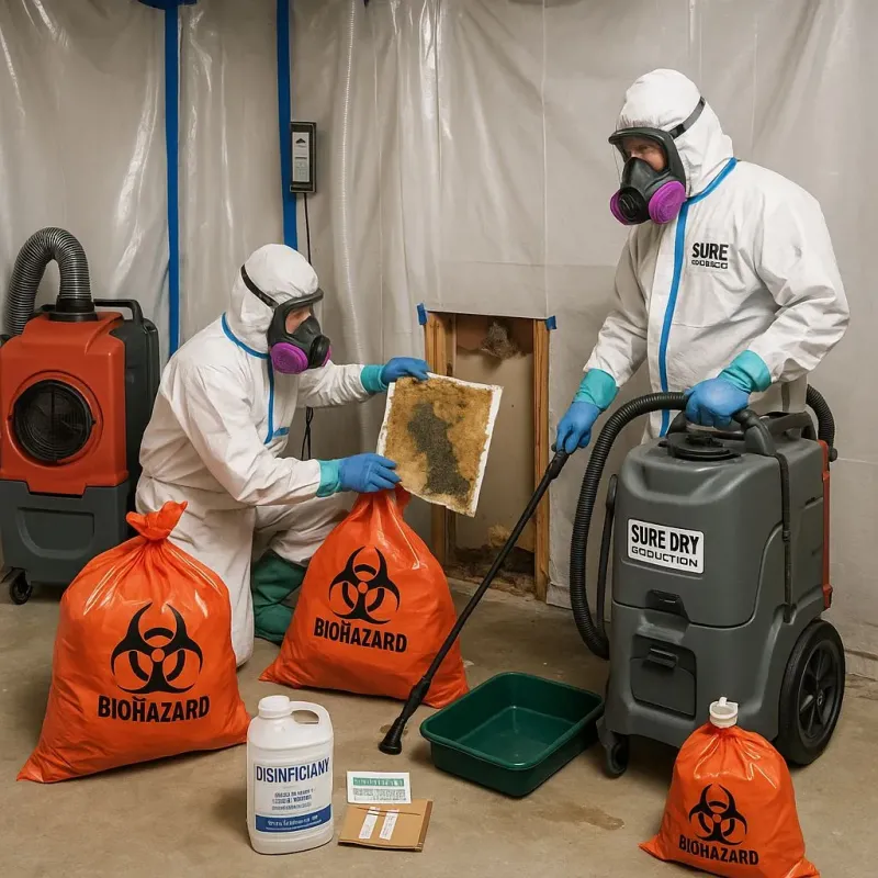 Contaminated Water Handling Protocols process in Green Park, MO